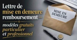 Lettre de mise en demeure de remboursement : 3 modèles gratuits à copier