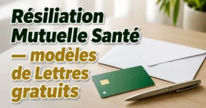 Lettre de résiliation mutuelle santé : 4 modèles gratuits de courrier et mail à personnaliser