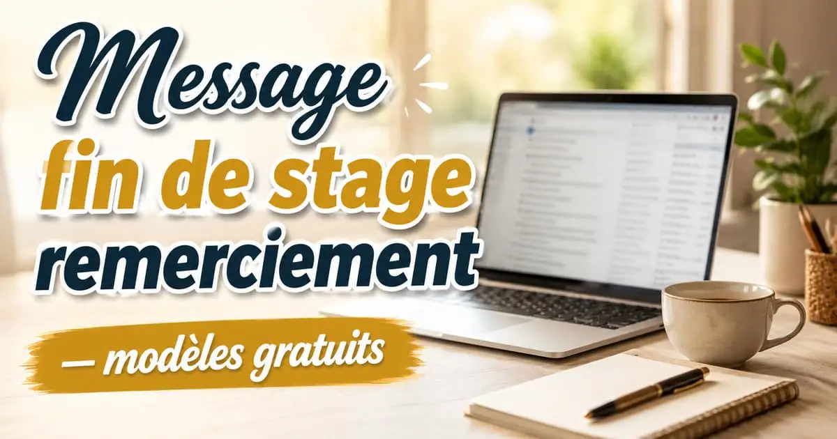 Message fin de stage remerciement — Modèles gratuits Messages et mails de fin de stage — modèles gratuits de remerciement stagiaire