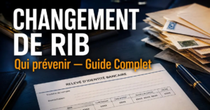 Lettre de changement de RIB : modèle gratuit et liste des organismes à prévenir en 2026