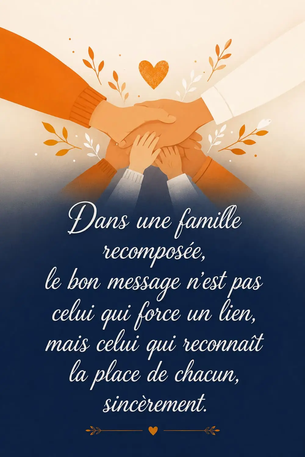 Citation famille recomposée : message pour belle-mère et beau-père à copier