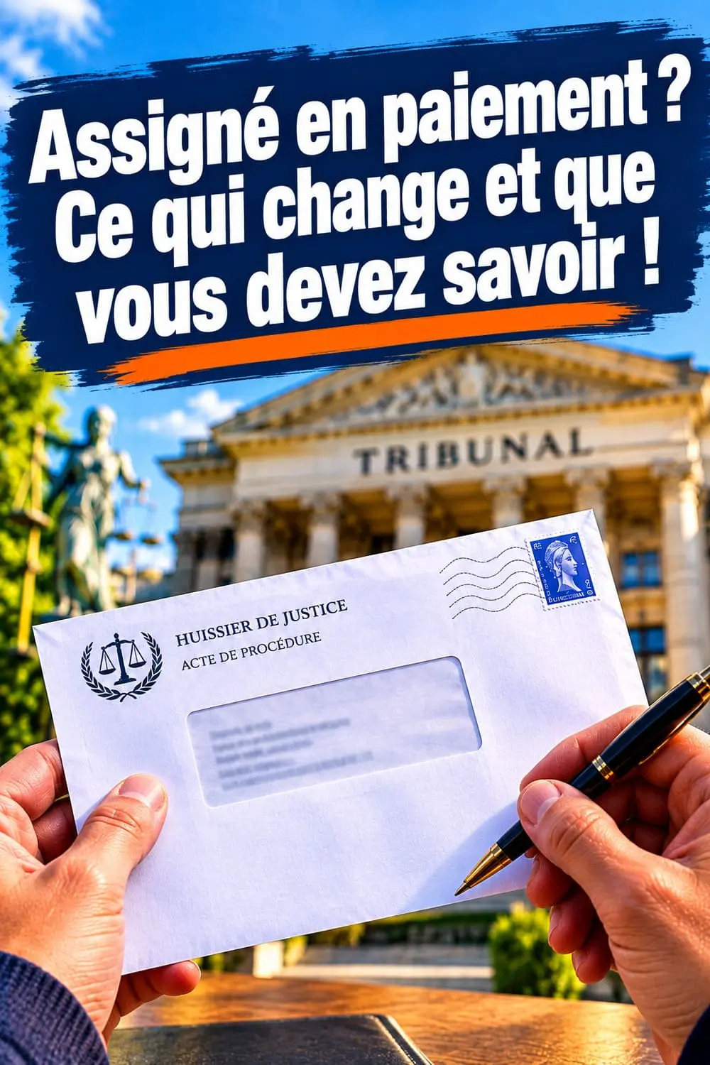 modèle lettre courrier réponse assignation paiement créance