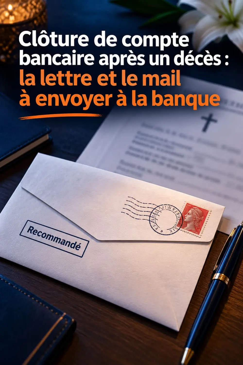 Décès : le modèle de lettre et de mail pour clôturer le compte modèle lettre et mail clôture compte bancaire décès