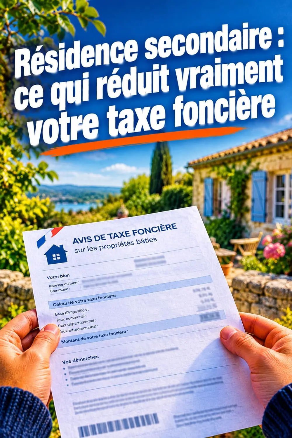 modèle lettre contestation taxe foncière résidence secondaire