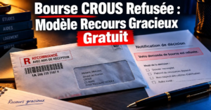 Recours Gracieux Contre un Refus de Bourse CROUS : Modèle de Lettre Gratuit et Délais 2026