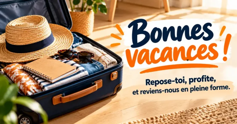 Messages de bonnes vacances pour un collègue, un ami, la famille, et pour chaque période de l’année