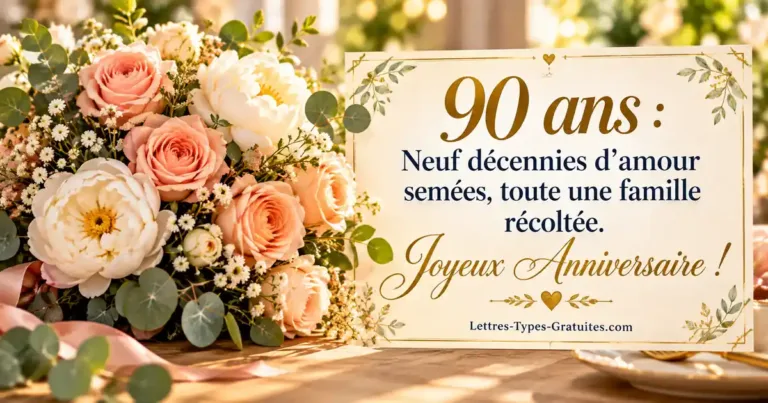 Joyeux Anniversaire 90 et 100 Ans : +120 Textes, Poèmes, SMS et Discours d&rsquo;Hommage (Nonagénaire & Centenaire)