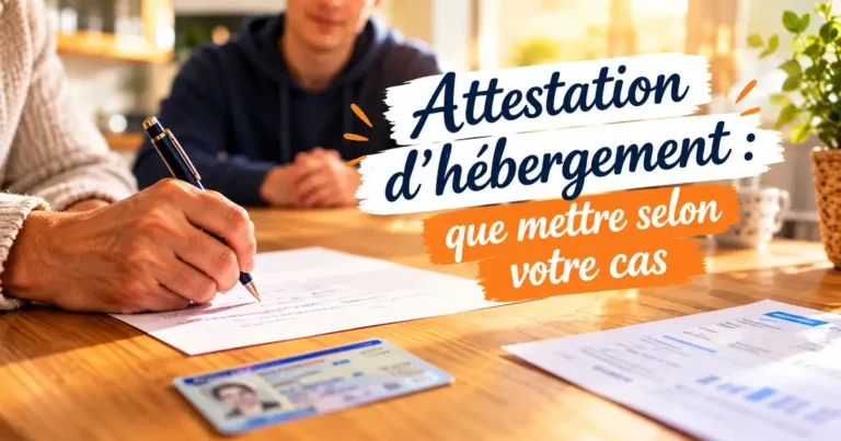Faire une attestation d’hébergement : enfant, conjoint, frais partagés et autres cas