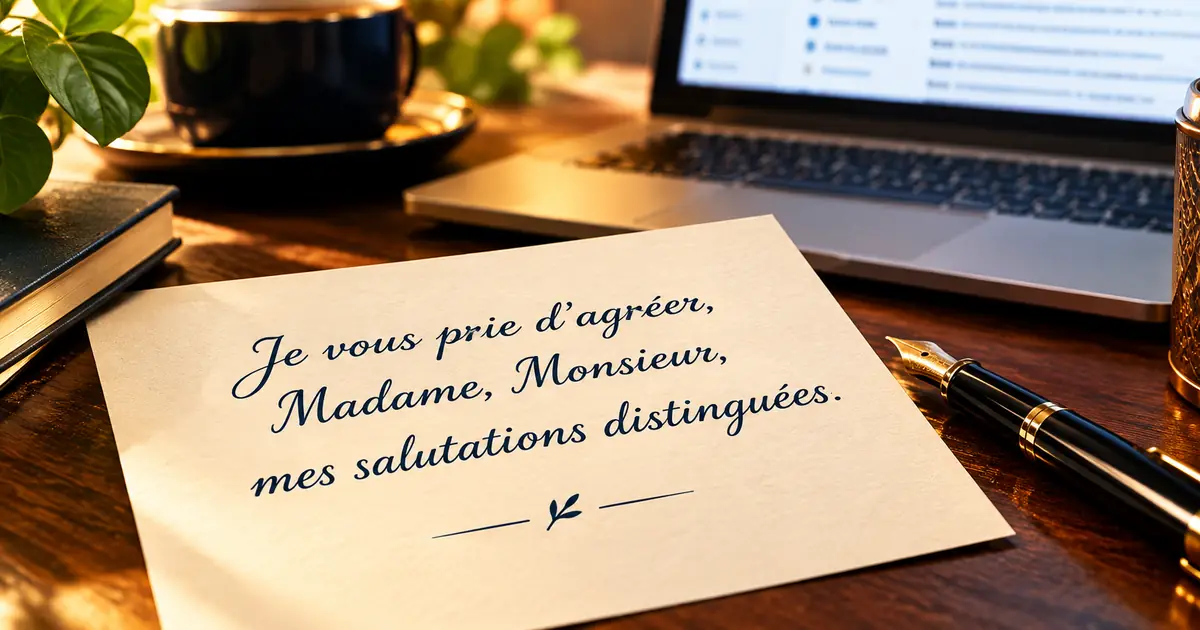 Comment terminer une lettre ou un mail poliment : formules à copier