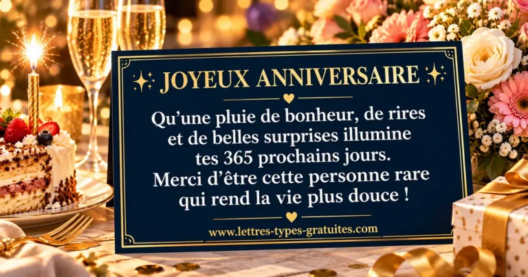 Message d&rsquo;Anniversaire : 100+ Textes Courts, Touchants, Sympas & Guide Complet (1 à 100 Ans)