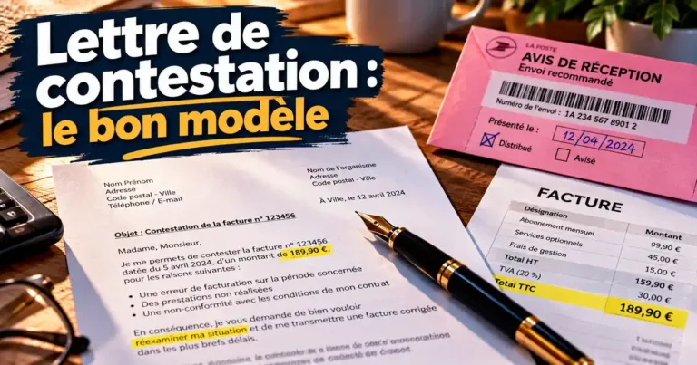 Lettres de contestation et de réclamation : le bon modèle selon votre situation
