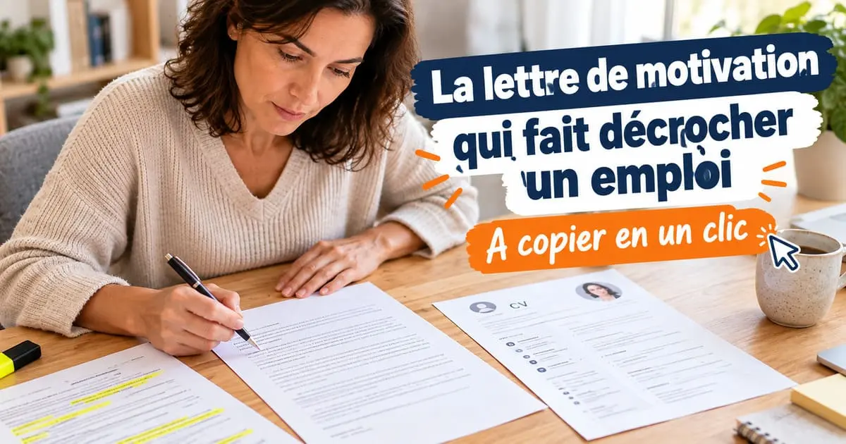 🎯 Lettre de Motivation — 9 Modèles Gratuits — modèle lettre gratuit