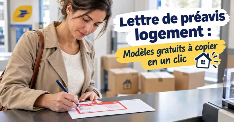 Lettre de préavis logement : 12 modèles gratuits et le délai qui s&rsquo;applique à votre cas