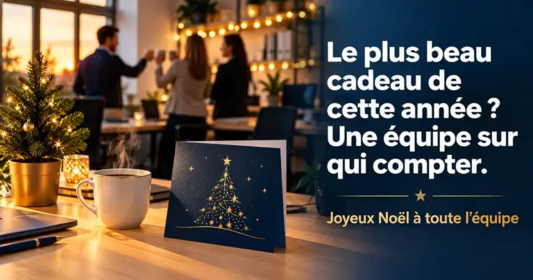 Message de Noël professionnel : 60 vœux pour collègues, clients, employés et patron, à copier