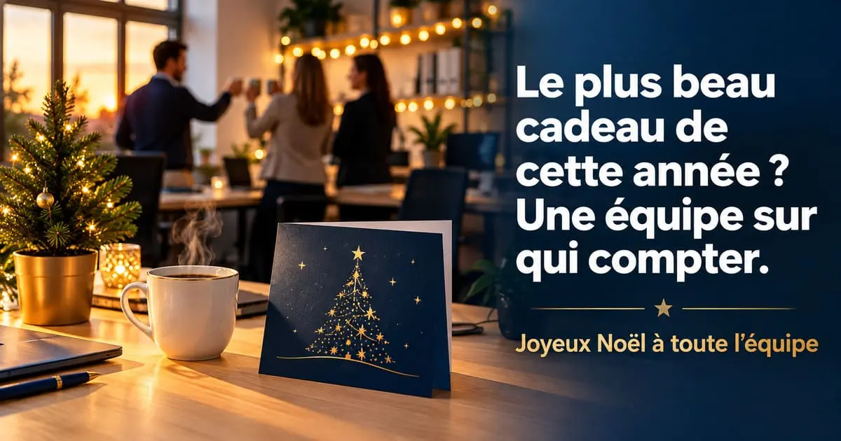 Message de Noël professionnel : 60 vœux pour collègues, clients, employés et patron, à copier