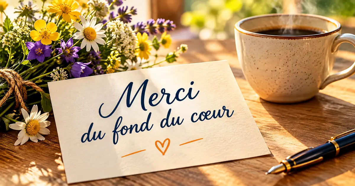 Comment dire merci : petits mots, messages et lettres de remerciement