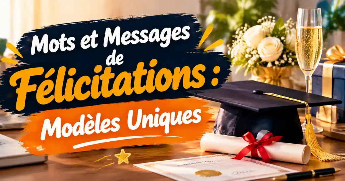 Mots et messages de félicitations pour toutes les réussites personnelles et professionnelles