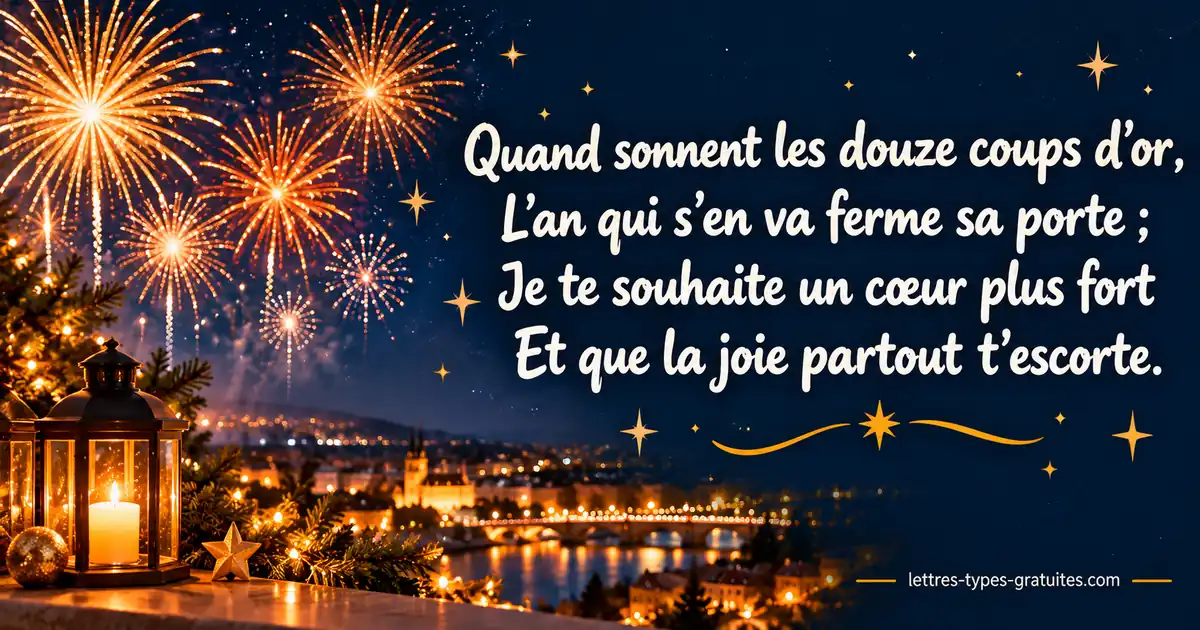 Poèmes de fin d’année : Noël, nouvel an et bonne année en vers
