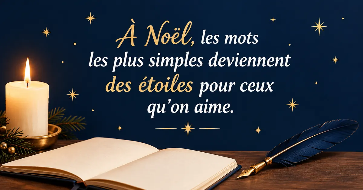 Poèmes de Joyeux Noël originaux, à copier, offrir et réciter