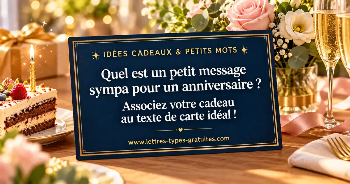 Quel est un petit message sympa pour un anniversaire ? Idées cadeaux et textes Quel est un petit message sympa pour un anniversaire ? Idées cadeaux et texte pour accompagner un cadeau
