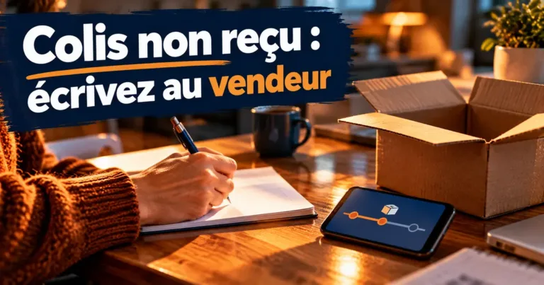 Colis non reçu ou marqué livré : la lettre au vendeur et vos recours