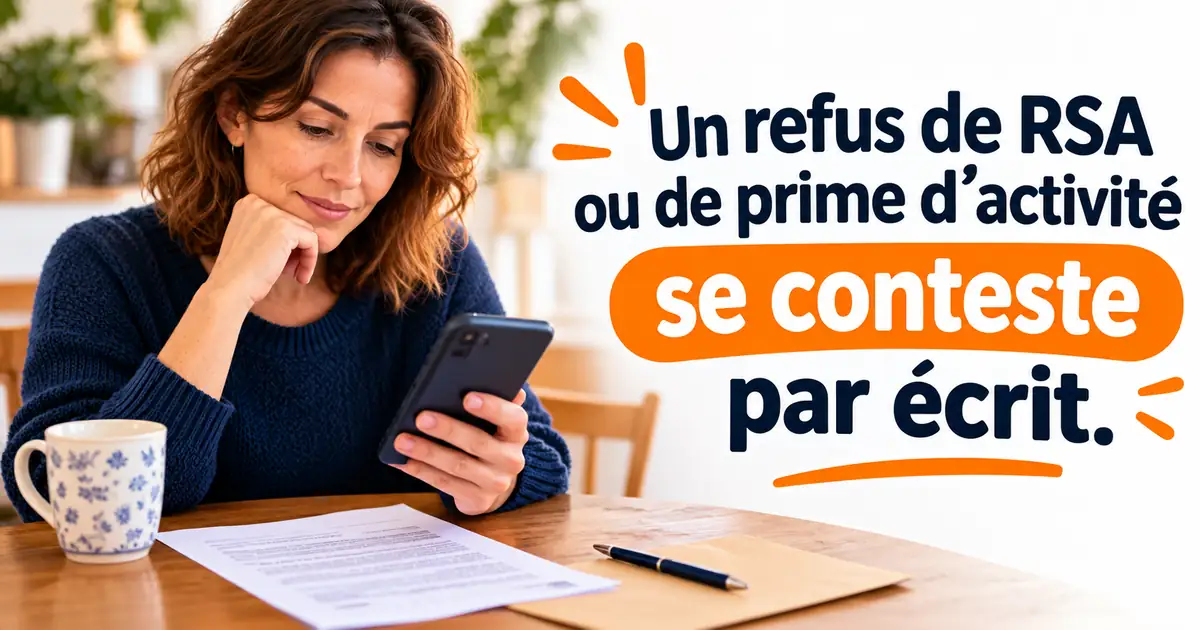 Refus, suspension du RSA ou de la prime d&rsquo;activité : comment contester ?