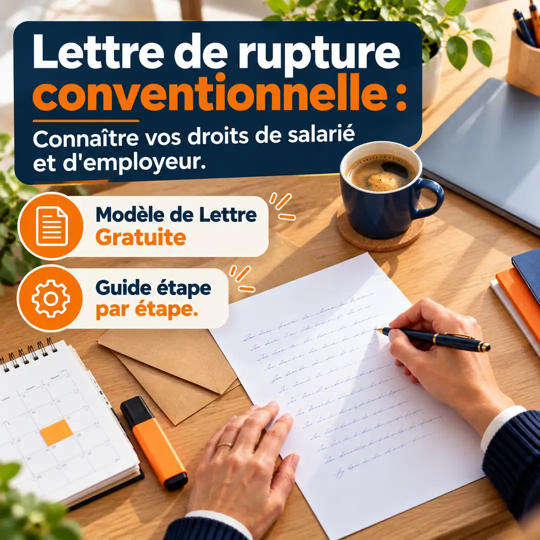 Lettre de rupture conventionnelle : modèles gratuits et générateur Rédiger une lettre de demande de rupture conventionnelle : conseils et mentions indispensables